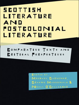 cover image of Scottish Literature and Postcolonial Literature